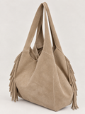 Fringe Hobo Bag Sand