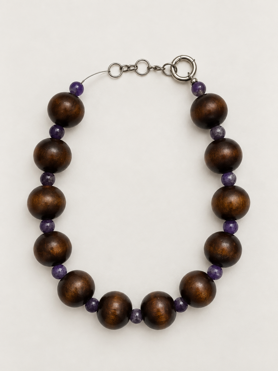 Cocoa Amethyst Necklace